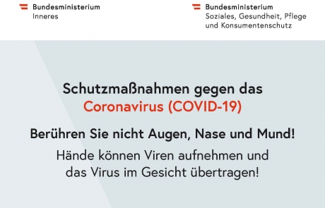 Schutzmaßnahmen gegen das Coronavirus - Augen, Nase, Mund_pdfUA