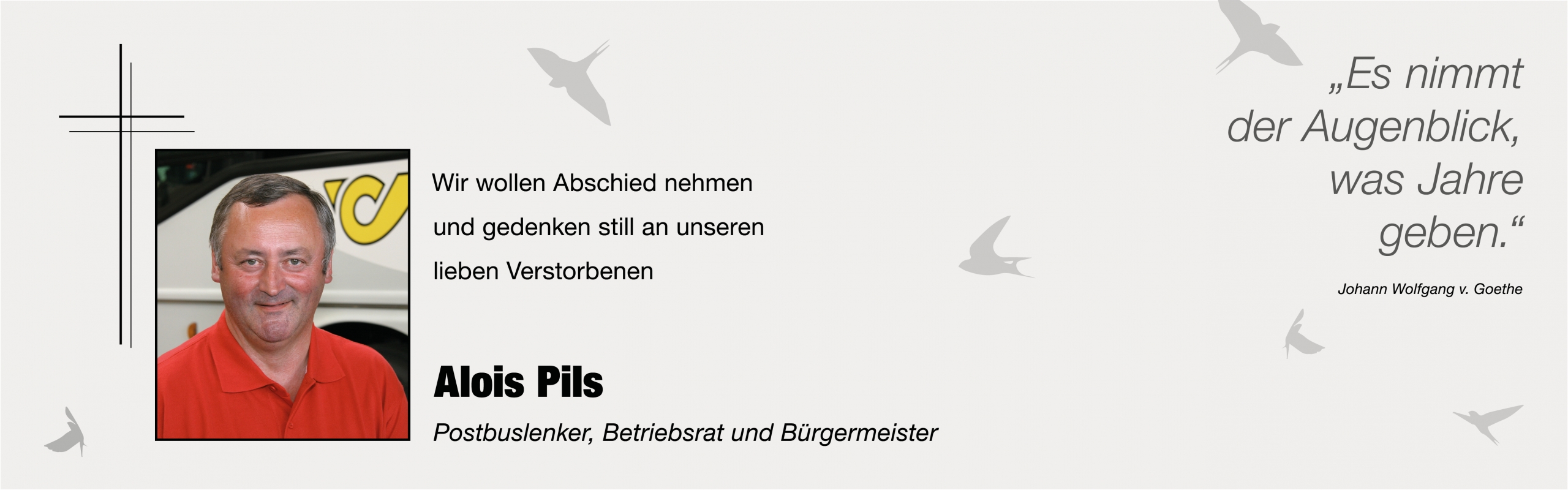 In Tiefer Trauer_Alois Pils_Banner In Tiefer Trauer_Alois Pils_Banner