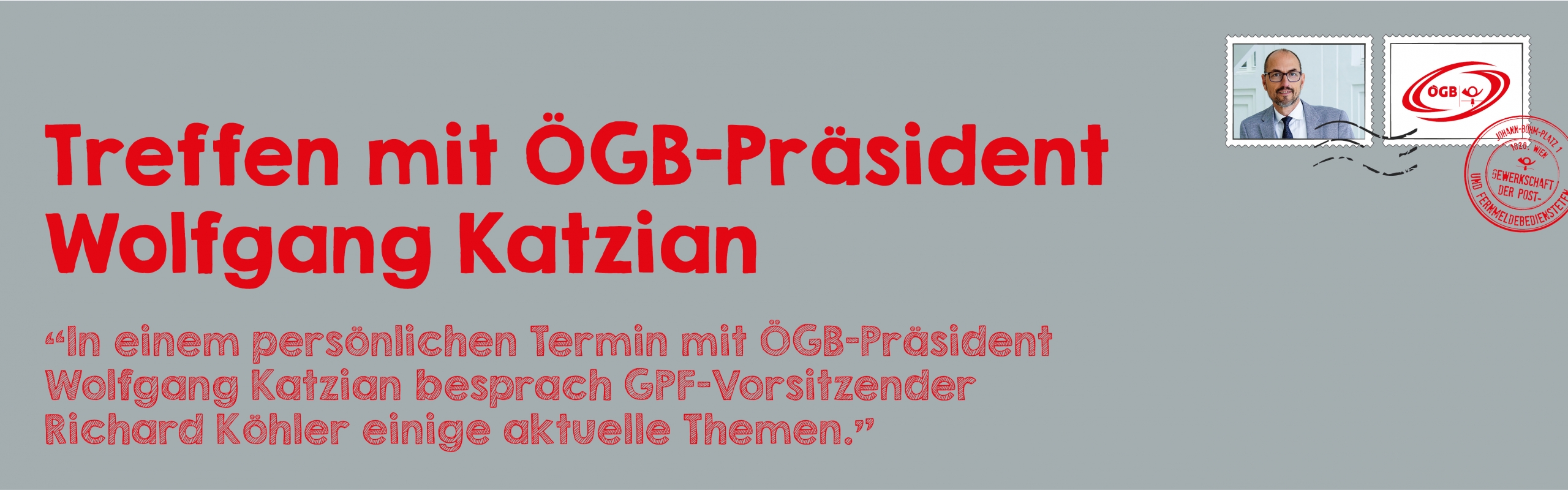 Treffen mit Wolfgang Katzian_Banner