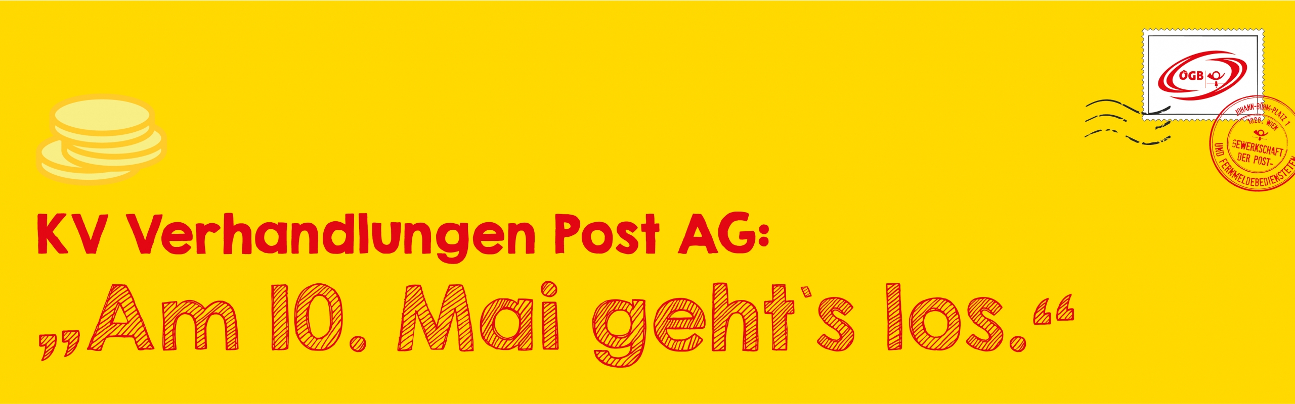 KV Verhandlungen Post AG_Banner KV Verhandlungen Post AG_Banner