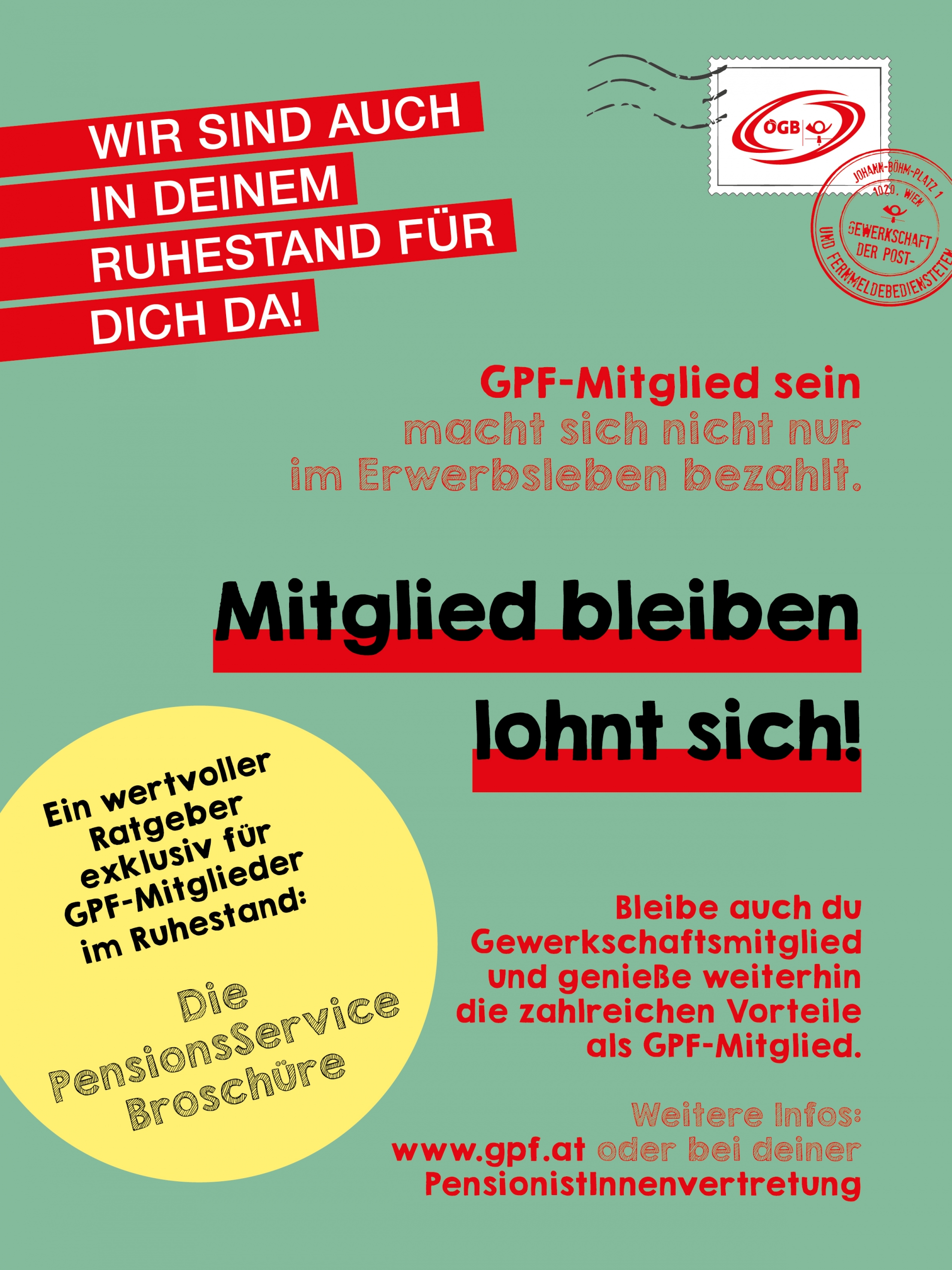 A3 Plakat_Mitglied bleiben lohnt sich_PensonistInnen A3 Plakat_Mitglied bleiben lohnt sich_PensonistInnen