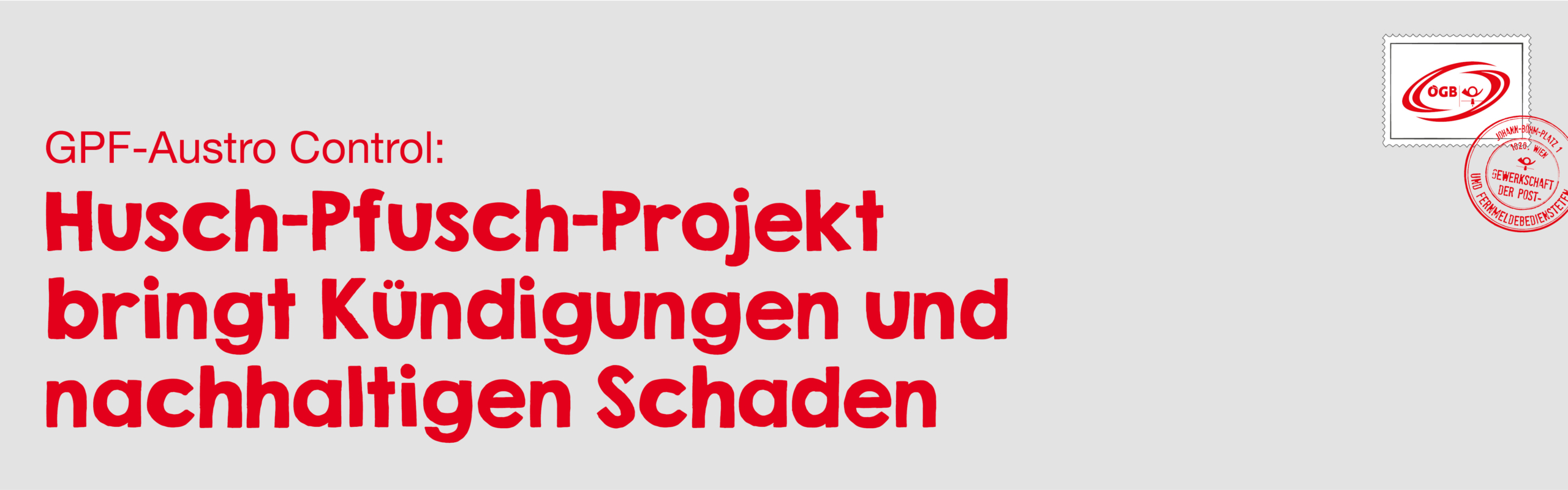 OTS Austro Control_Husch Pfusch_Banner