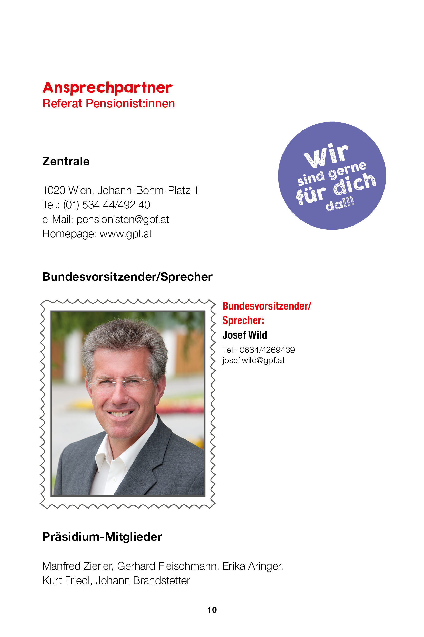 Kontakt Referat PensionistInnen_1