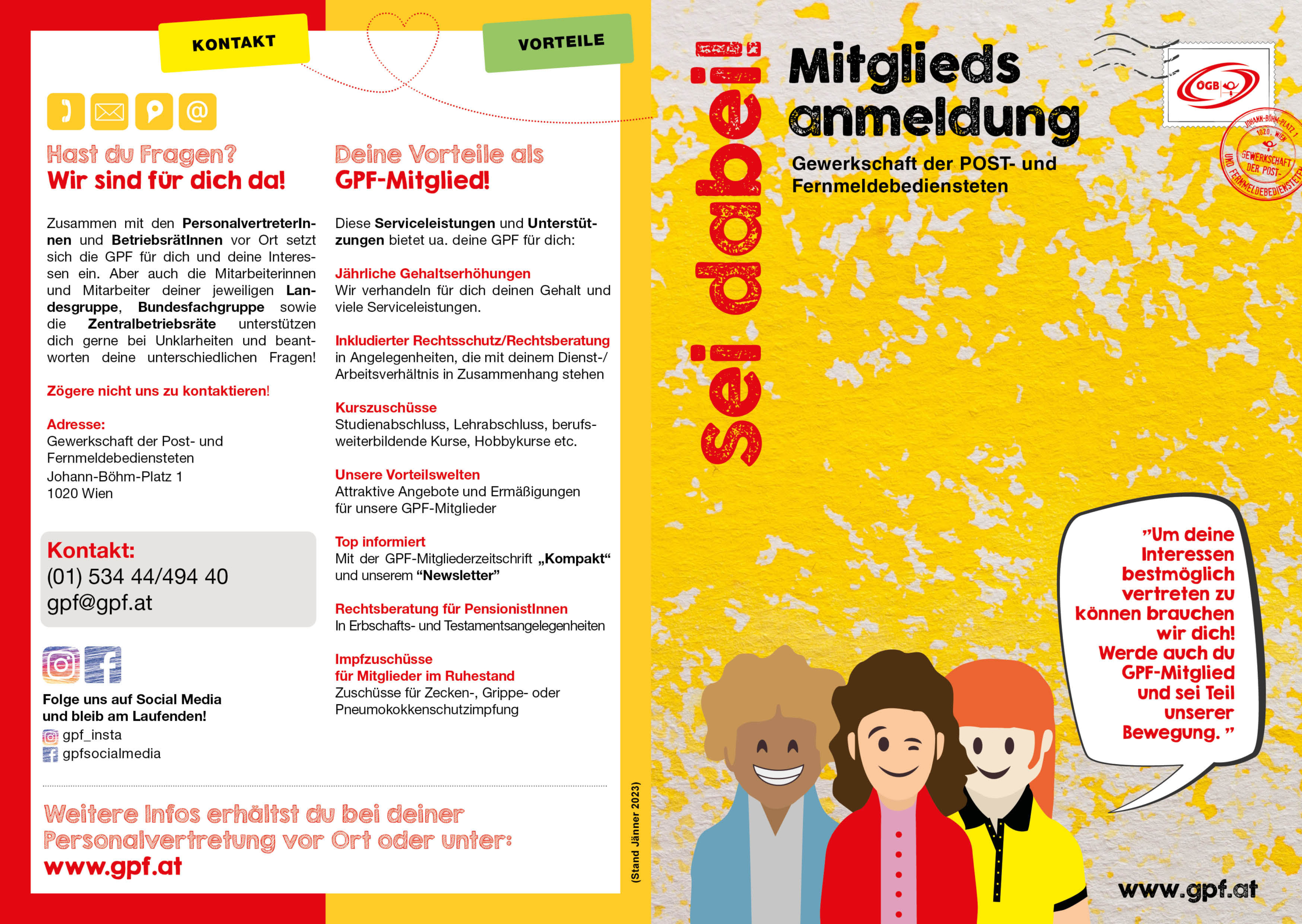 Mitgliedsanmeldungsblatt 2023