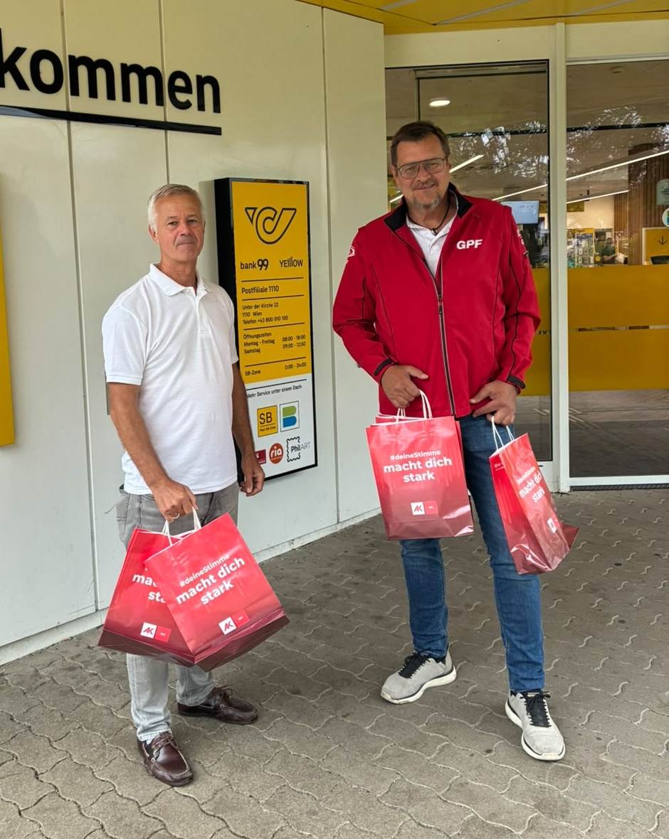 Tour durch Wiener Postfilialen