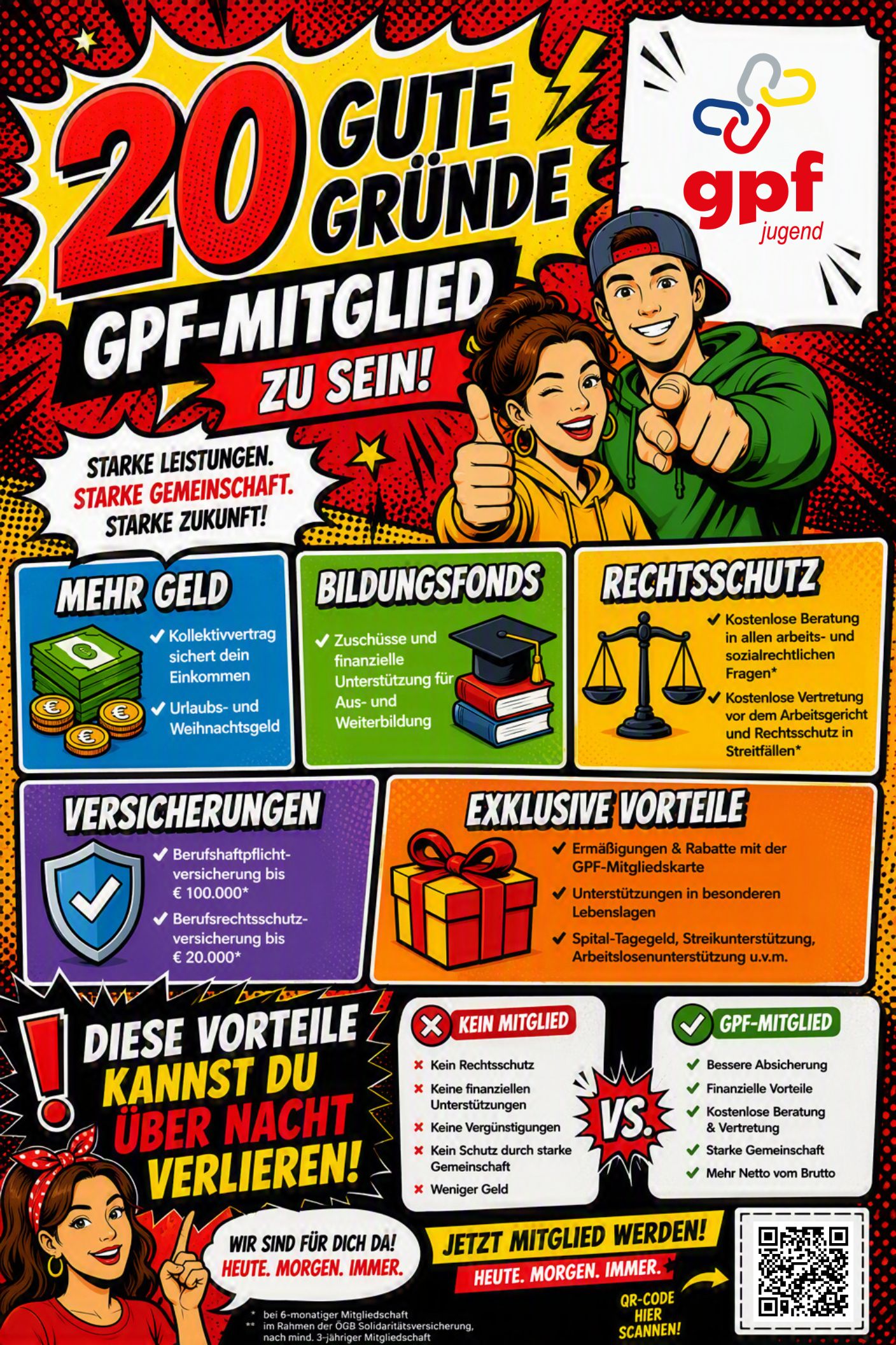 20 Gute Gründe Mitglied zu sein